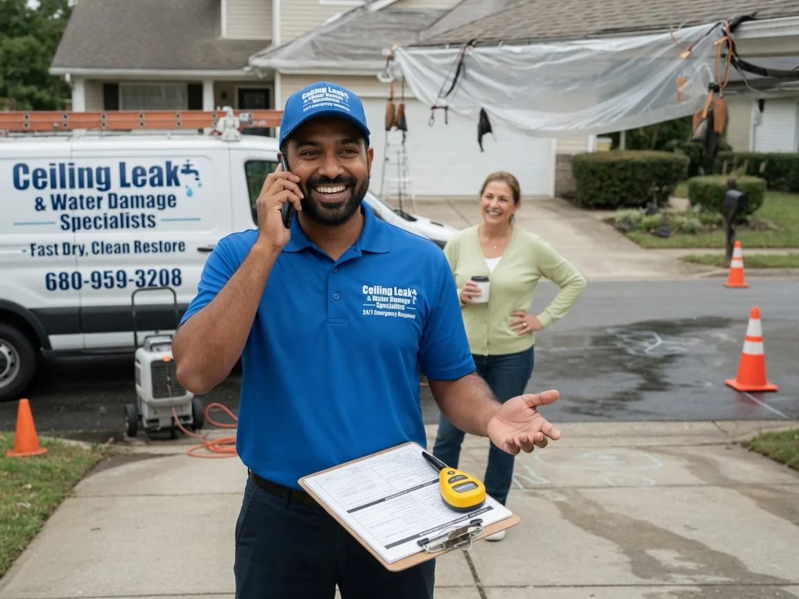 Ceiling Leak Cleanup Ellaville, GA FAQs